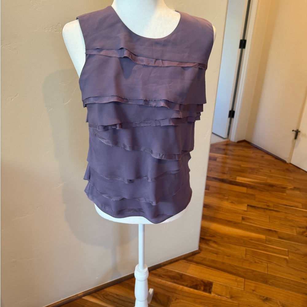 MICHAEL Michael Kors Purple Layered Ruffle Blouse
